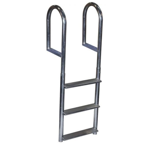 Aluminum Fixed Wide Step Dock Ladder