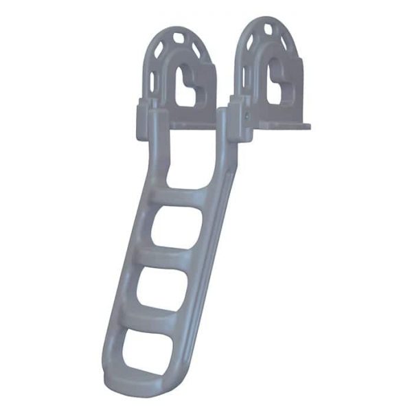 Polyethylene Stand Off Flip-Up Dock Ladder